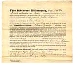 Indenture document for Matilda Lovett